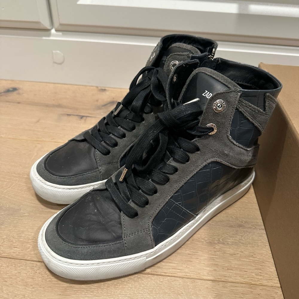 ZADIG & VOLTAIRE HIGHTOP FLASH SNEAKERS